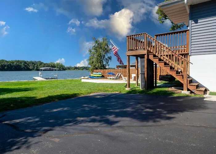 3bed 2bath Luxury House On Myers Bay Private Pier Firepit And Deck Fox Lake